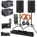2X Jbl Professional EON715 15" Speakers Pair + Covers Stands. Fixed Price $1361.40.