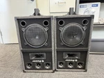 Q Power Universal Double Ported Subwoofer Speakers W/ Enclosure Carpeted Finish. Fixed Price $159.95.