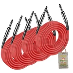 Speaker Cables 25FT (4 Pack) Fat Toad Pro-audio Wire Quarter Inch Male Jack. Fixed Price $57.95.
