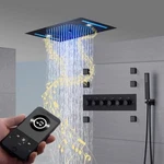 15"X23" Led Music Shower System Bluetooth Speaker Thermostatic Ceiling Mode. Fixed Price $2245.45.