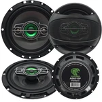 4X Audiobank 650 Watts 6.5" 4-WAY Car Stereo Coaxial Competition Speakers. Fixed Price $74.99.
