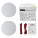 Hi Fi 4" 2 Pack Passive Flush Mount Speakers 160W Indoor Home Auxiliary Sound. Fixed Price $39.64.