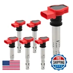 Yhtauto Set Of 6 Ignition Coil Pack Replacement For Audi A4 Quattro Q5 Q7 A5. Fixed Price $139.53.
