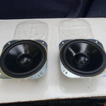 2-SONY 5 " Treated Paper Cone Square Frame Neodymium Woofer Speakers. Brand New. Fixed Price $29.75.