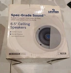 Leviton Ceiling Loud Speakers Spec-grade Sound 120-WATT 2-WAY 6.5 SGC65-W. Fixed Price $50.00.
