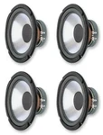 8" Woofer Speakers 4PACK Home Audio Replacements 8OHM Bass 8INCH Lot. Fixed Price $119.00.