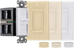 Monoprice In-wall Speaker Slider Volume Controller 100W White. Fixed Price $19.99.