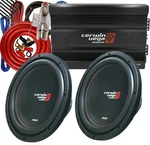 2X Cerwin-vega XED12V2 12" Subwoofers+ CVP2000.1D Channel Amplifier+ 4 Kit. Fixed Price $289.00.