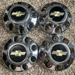 Set Of 4 Chevy 2500 3500 8 Lug Oem Wheel Center Rim Cap Hub Dust Cover Chrome. Fixed Price $229.99.