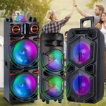 Large Party Bluetooth Speaker Heavy Bass Stereo Loud Sound Indoor Outdoor Lot. Fixed Price $47.99.