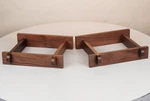 WRS425 Walnut Wood Stands (pair) For 12" Vintage SPEAKERS-10 Year Wrt. Fixed Price $199.00.