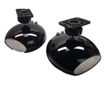 Jbl CS480 Speakers Lot Of 2 Black Oval Shaped Mirrored Top Pair Bookshelf. Fixed Price $74.99.