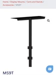 Camera Shelf For Crimson Cart - MS9T. Fixed Price $108.00.