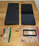 Definitive Technology BP-2002 Top/bottom Plates + Port Trim Ring Badge/logo. Fixed Price $80.00.