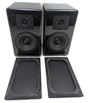 Pair Tl Audio Fatman Itube Black 25W Passive Bookshelf Speakers Hifi - Tested. Fixed Price $99.99.