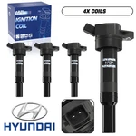 4X Ignition Coil Spark Plug 2011-16 Hyundai Elantra 1.8L 2.0L For Denso 673-8305. Fixed Price $59.99.