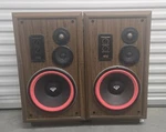 Cerwin Vega AT-12 Speakers Pair Refoamed Woofers Original Grills Fully Wor. Fixed Price $1099.99.