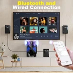 1000W 5.1 Ch Home Theater System Wired Speakers 8" Deep Bass Subwoofer Arc. Fixed Price $245.99.