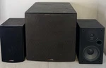 Polk Audio PSW108 Powered Subwoofer & T15 Bookshelf Speakers Home Theater. Fixed Price $119.99.