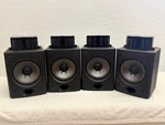 Audiophile Linaeum Ribbon Bookshelf Speakers Black Tested Each Rca 40-5007. Fixed Price $60.00.