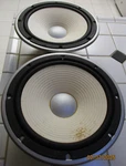 Fisher 12" Woofer Pair 4-1512-015010 White Pulp, Stylish T.o.t.l. STE-F10. Fixed Price $88.12.