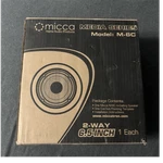 Sealed Micca M-6C 2-WAY 6.5-INCH In-ceiling Wired Speaker 80W Rms Round. Fixed Price $40.00.