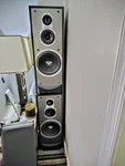 2 Cerwin Vega V-10F Standing Speakers. Pick Up Only.. Fixed Price $417.00.