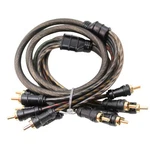 3FT 6 Channel Dual Twisted Ofc Rca Cable CPP-MC3 Audiopipe. Fixed Price $17.99.