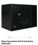 Meyer Sound Top Of The Line System. Fixed Price $10250.00.