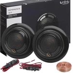 Infinity 135W REF757T 3/4" Car Tweeters Flush Mount + 2 Crossover & 100FT Wire. Fixed Price $109.99.