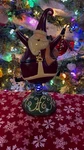 Christmas X-mas Santa Spring Vintage Ceramic Decoration 12IN No Box. Fixed Price $15.00.