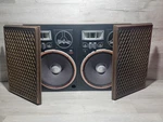 Sansui SP-X8900 4 Way 6 Speaker System With Covers Tested/ Works. Fixed Price $550.00.