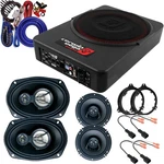 Cerwin Vega 6.5 & 6X9" Speakers 10" Powered Subwoofer Fit 2004-15 Nissan Titan. Fixed Price $389.99.
