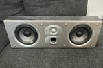 Polk Audio CSI3 Center Speaker Black Silver Wired Banana Jack Wood Metal. Fixed Price $35.00.