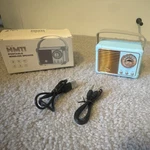 HM11 Portable Bluetooth Speaker Gold Retro Design W/ Usb Charging. Fixed Price $15.00.