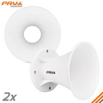 2X Audio PRV-WGP14-50PR White Exit Horn Waveguide. Fixed Price $19.82.