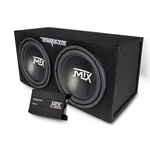 Mtx 12" 1200W Dual Loaded Car Subwoofer Audio, Box, Amplifier And Kit. Fixed Price $387.99.