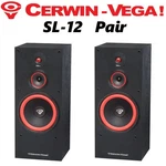 Cerwin Vega SL-12 3-WAY 12" Tower Floor Speaker Home Audio 300 Watts Pair. Fixed Price $779.98.