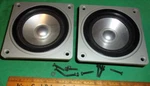 (2) Hitachi M-101 Midrange Driver "lo-d" HS-310 Clean! Working! (1970'S) 25 Watt. Fixed Price $44.99.