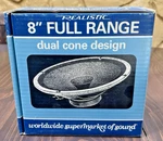 Realistic 8 Full Range Dual Cone Design Vintage Speakers 15 Watt 40-1272. Fixed Price $29.99.