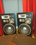Sansui SP-X9 Loud Speaker Pair 17" Woofer 5-WAY 7-DRIVER Japan Kabuki Style. Fixed Price $200.00.