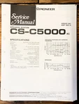 Pioneer CS-C5000 Speaker Service Manual *original*. Fixed Price $19.97.