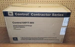 (2) Jbl Control 4" 30W Commercial 70V Hanging Pendant Speakers C64P/T-WH. Fixed Price $149.99.