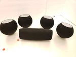 Jbl CS480 Sat (4) & Center Home Theater Speakers - Black. Fixed Price $100.00.