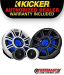 Kicker 51MSS8 8" Marine Component Speakers With Rgbw Led Lighting 400W. Fixed Price $699.99.