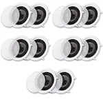 Acoustic Audio CS-IC83 Flush Mount Ceiling Speakers With 8" Woofers 5 Pair. Fixed Price $348.88.
