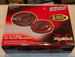 Sony Xplod XS-R6942 270W 4-WAY Car Audio Stereo Speakers New Old Stock Nos. Fixed Price $80.00.