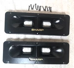 Pair Sharp CP-9850 Original Bass Ports/horns Mounting Screws Included. Fixed Price $24.95.