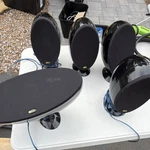 Kef Kht 3005/3005SE 5.1 Channel Wired Home Theater Speaker System Black. Fixed Price $91.50.