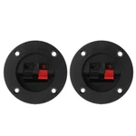 2 Pcs Black Round Subwoofer Speaker Box Terminal Cup Double Binding Post Car. Fixed Price $17.67.